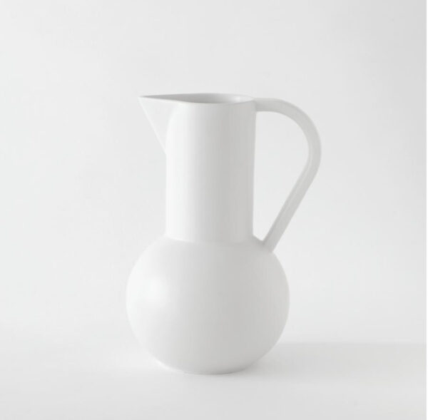 Vase-carafe Strom L - White #Raawi