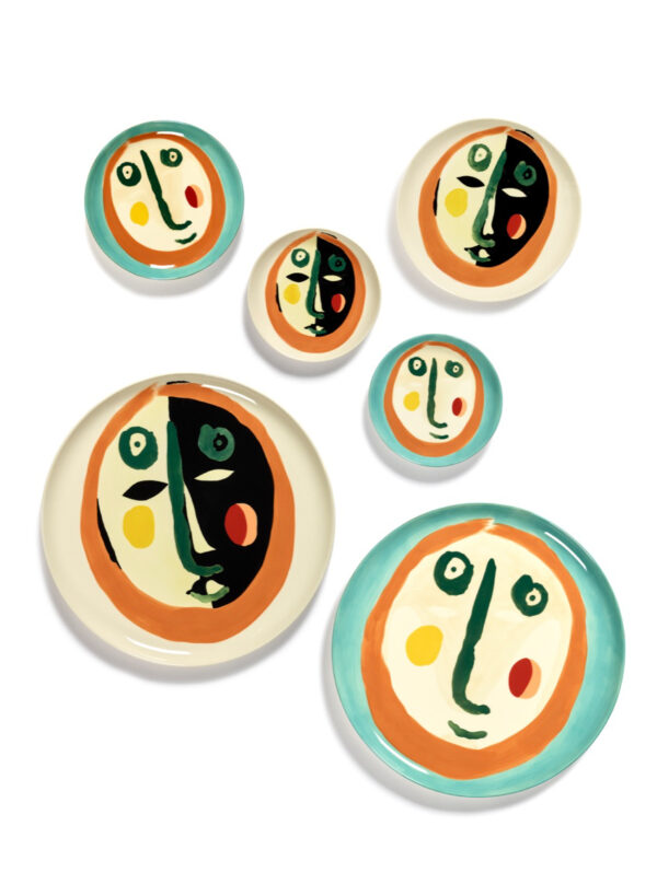 Plat de service faience Visage turquoise by Ottolenghi #Serax – Image 5