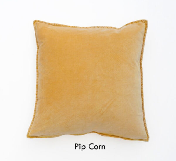 Coussin Pip en velours stonewashed Popcorn #MLFabrics