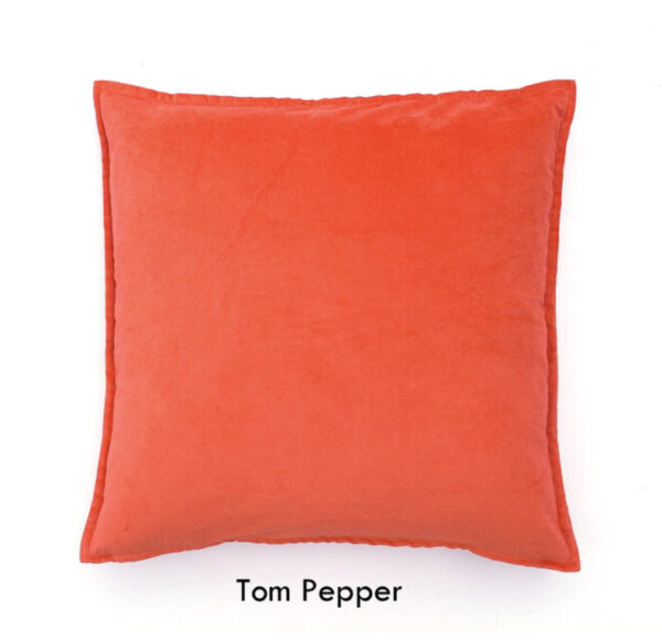 Coussin en velours Tom Pepper #Mlfabrics