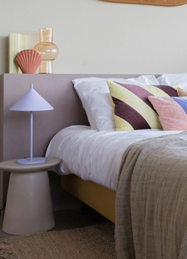 Lampe à poser en métal Lilas mat #Hkliving – Image 5