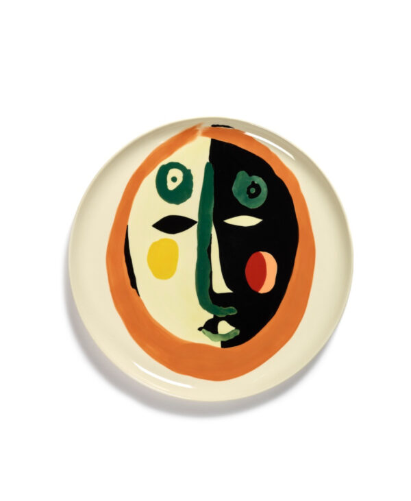 Plat de service faience Visage noir by Ottolenghi #Serax – Image 2