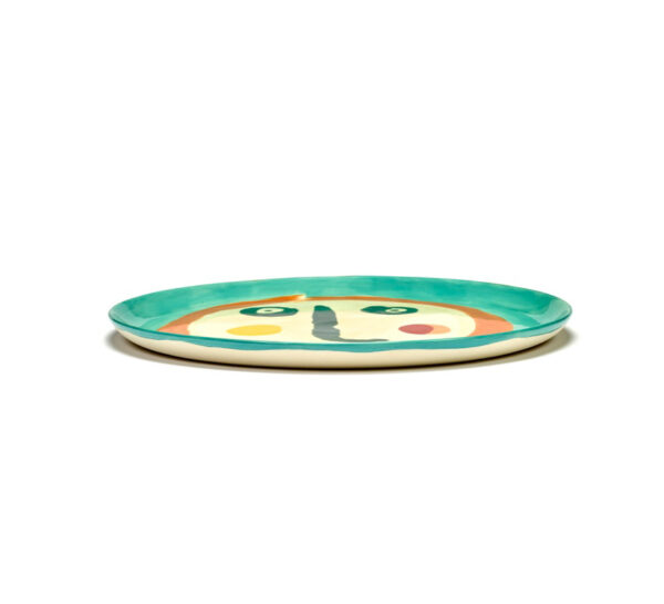 Plat de service faience Visage turquoise by Ottolenghi #Serax – Image 3