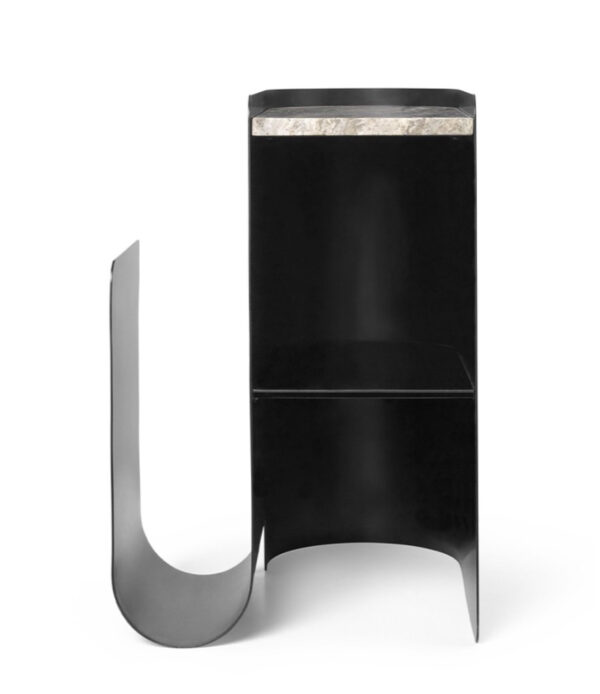 Table d'appoint, rangement noir  #Fermliving – Image 3