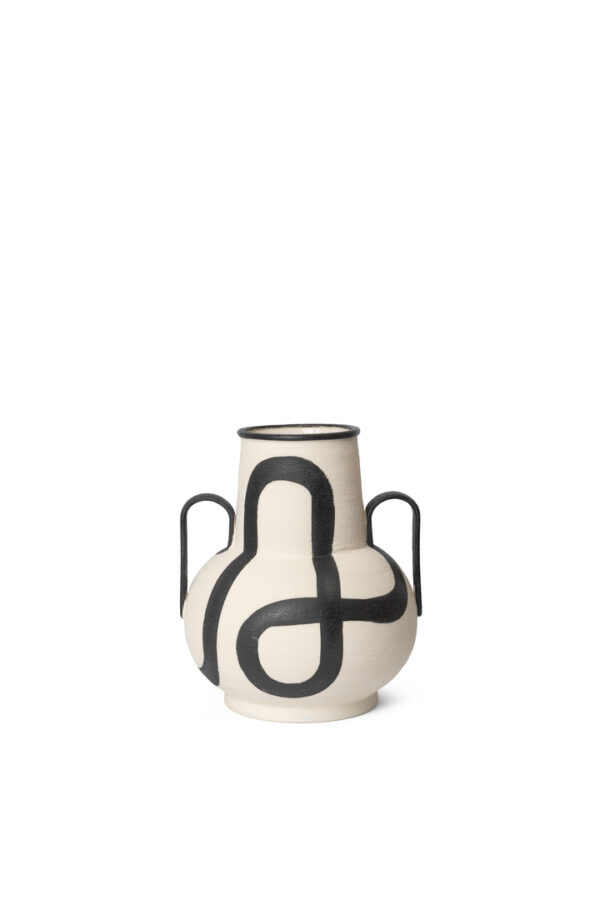 Vase, pot Trace off-white #Fermliving – Image 2